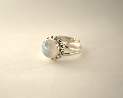 Bague Pierre de Lune en Argent 925 KAARA