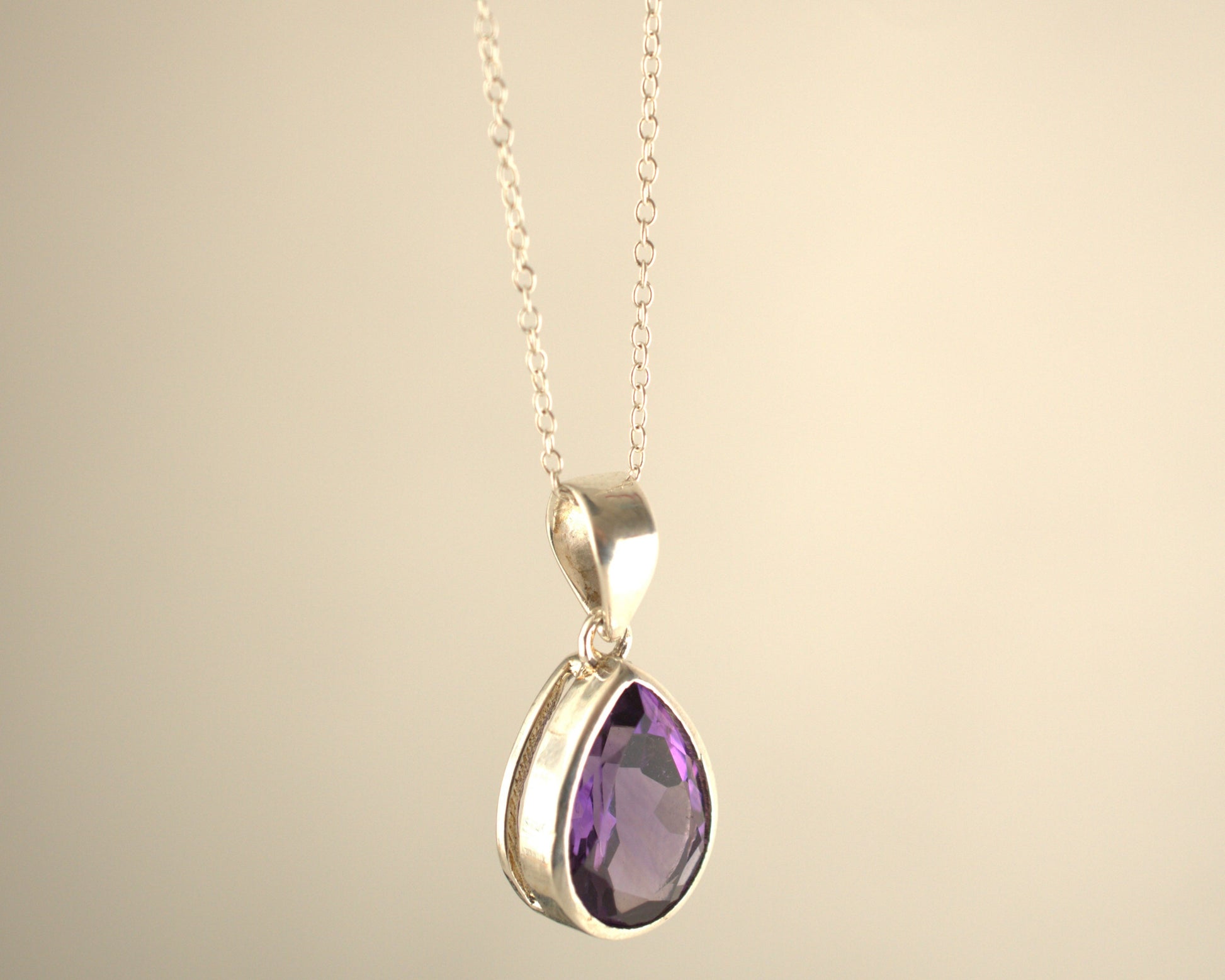 Pendentif Amethyste en Argent 925 KAARA