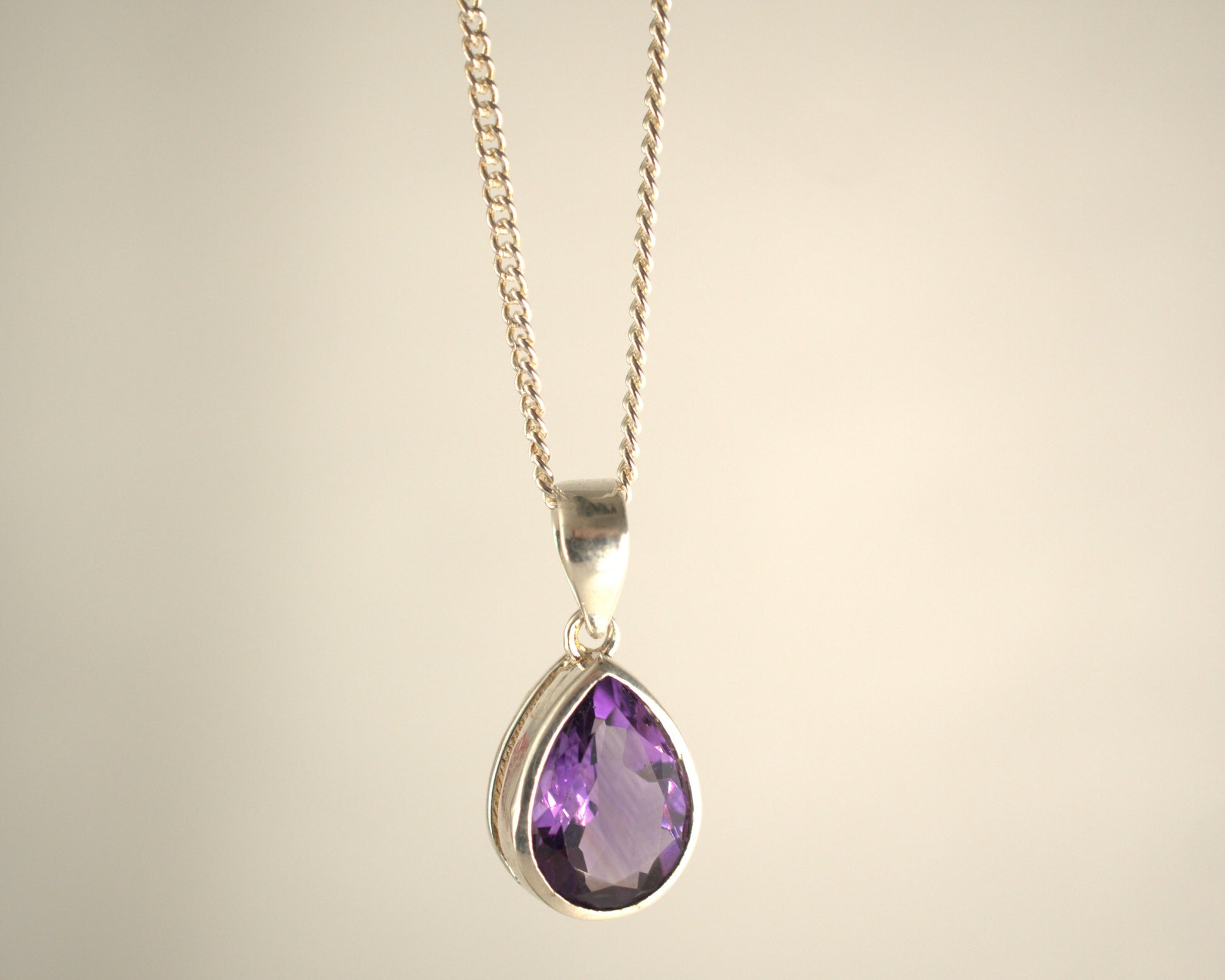 Pendentif Amethyste en Argent 925 KAARA