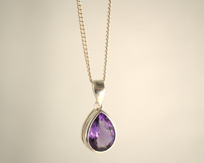 Pendentif Amethyste en Argent 925 KAARA