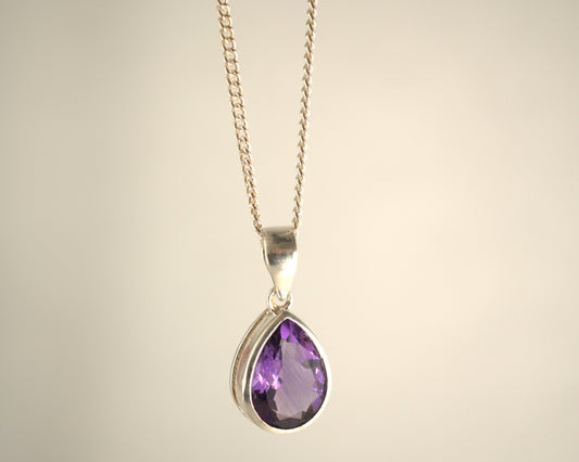 Pendentif Amethyste en Argent 925 KAARA