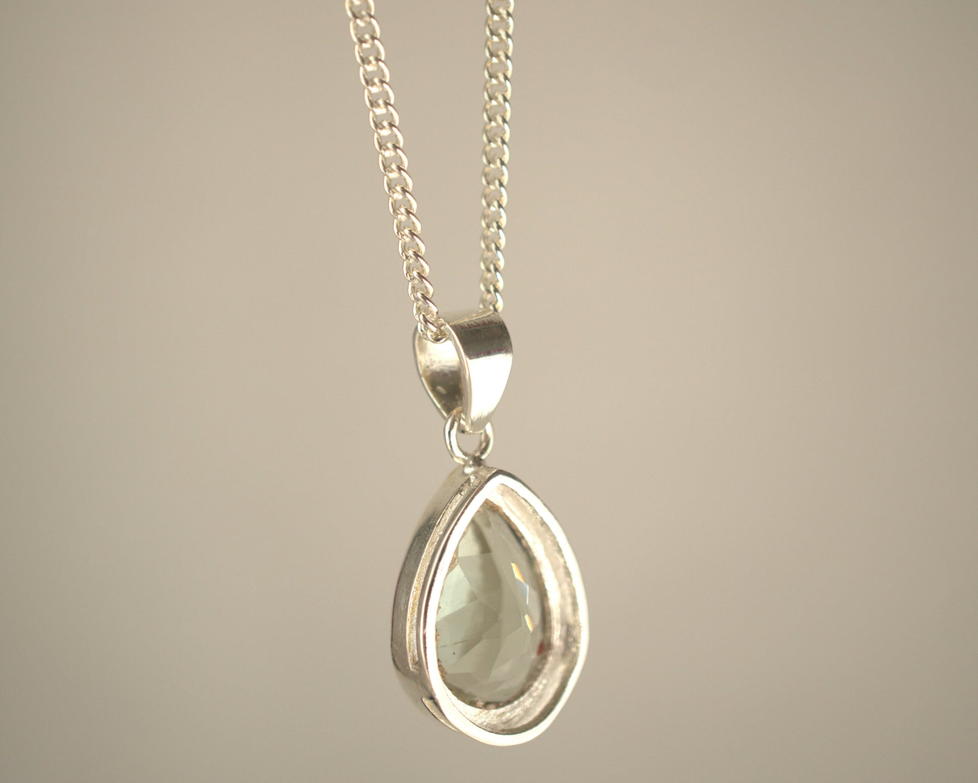 Pendentif Améthyste Vert en Argent 925 KAARA