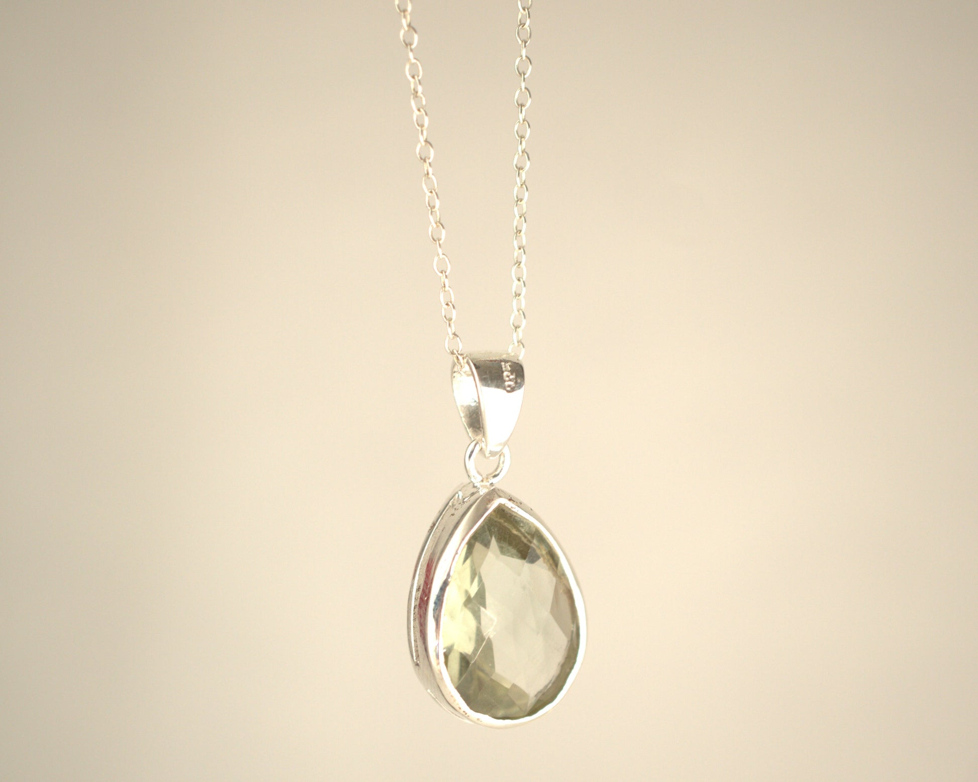 Pendentif Améthyste Vert en Argent 925 KAARA