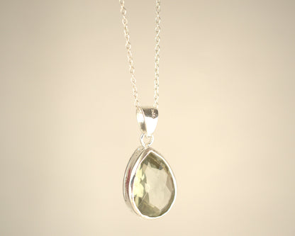 Pendentif Améthyste Vert en Argent 925 KAARA