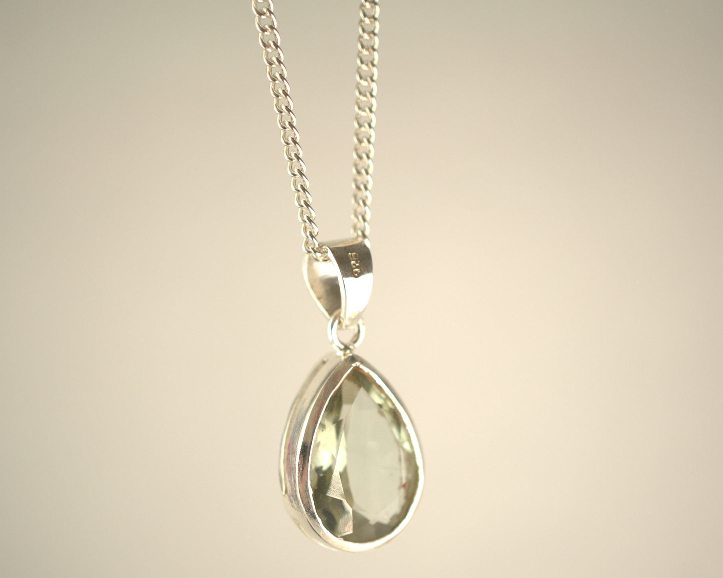 Pendentif Améthyste Vert en Argent 925 KAARA