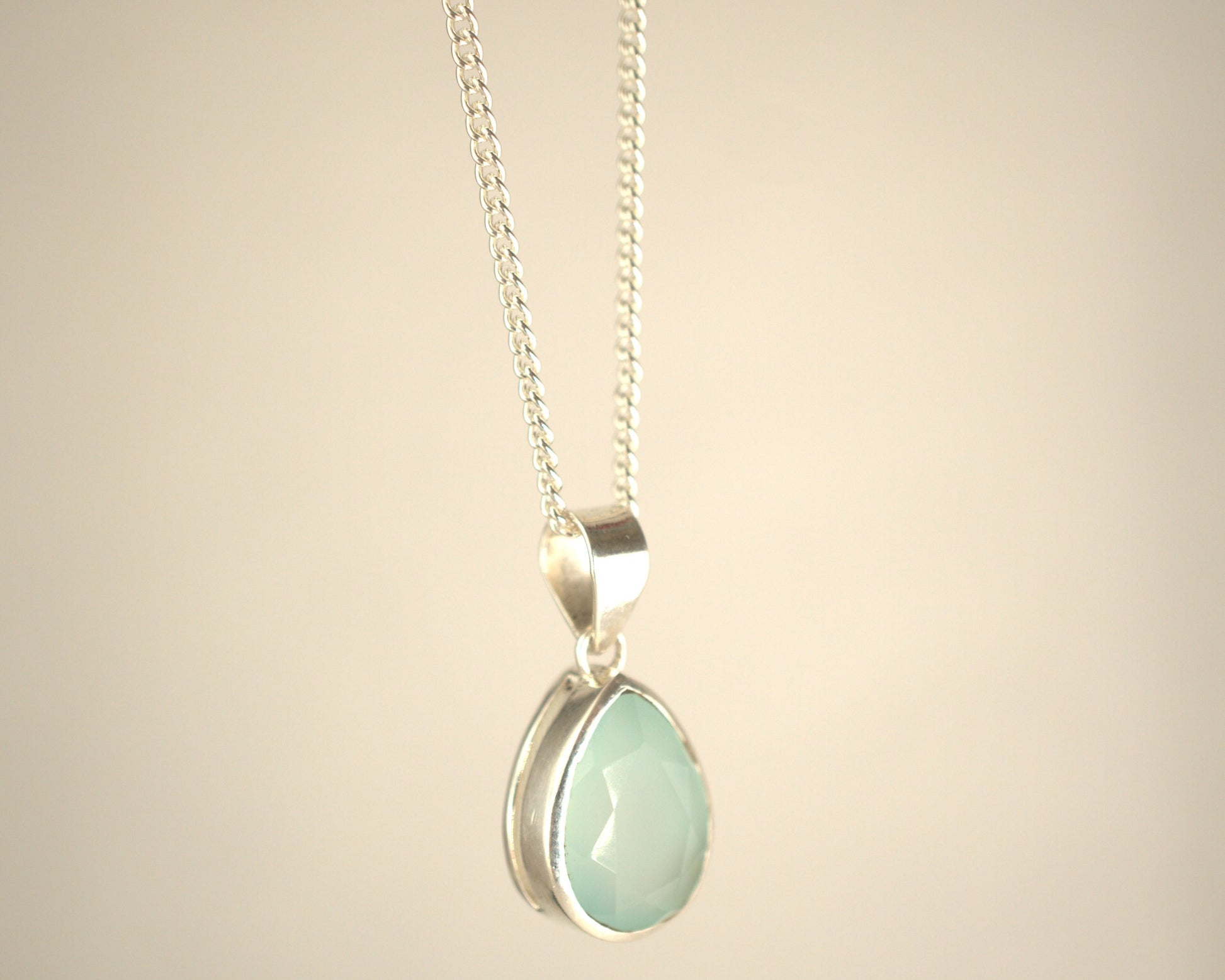 Pendentif Calcédoine en Argent 925 KAARA