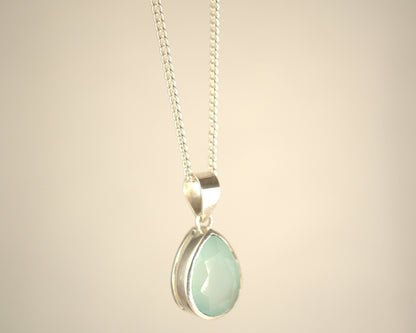 Pendentif Calcédoine en Argent 925 KAARA