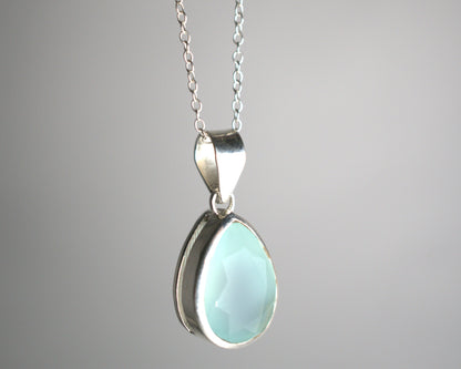 Pendentif Calcédoine en Argent 925 KAARA