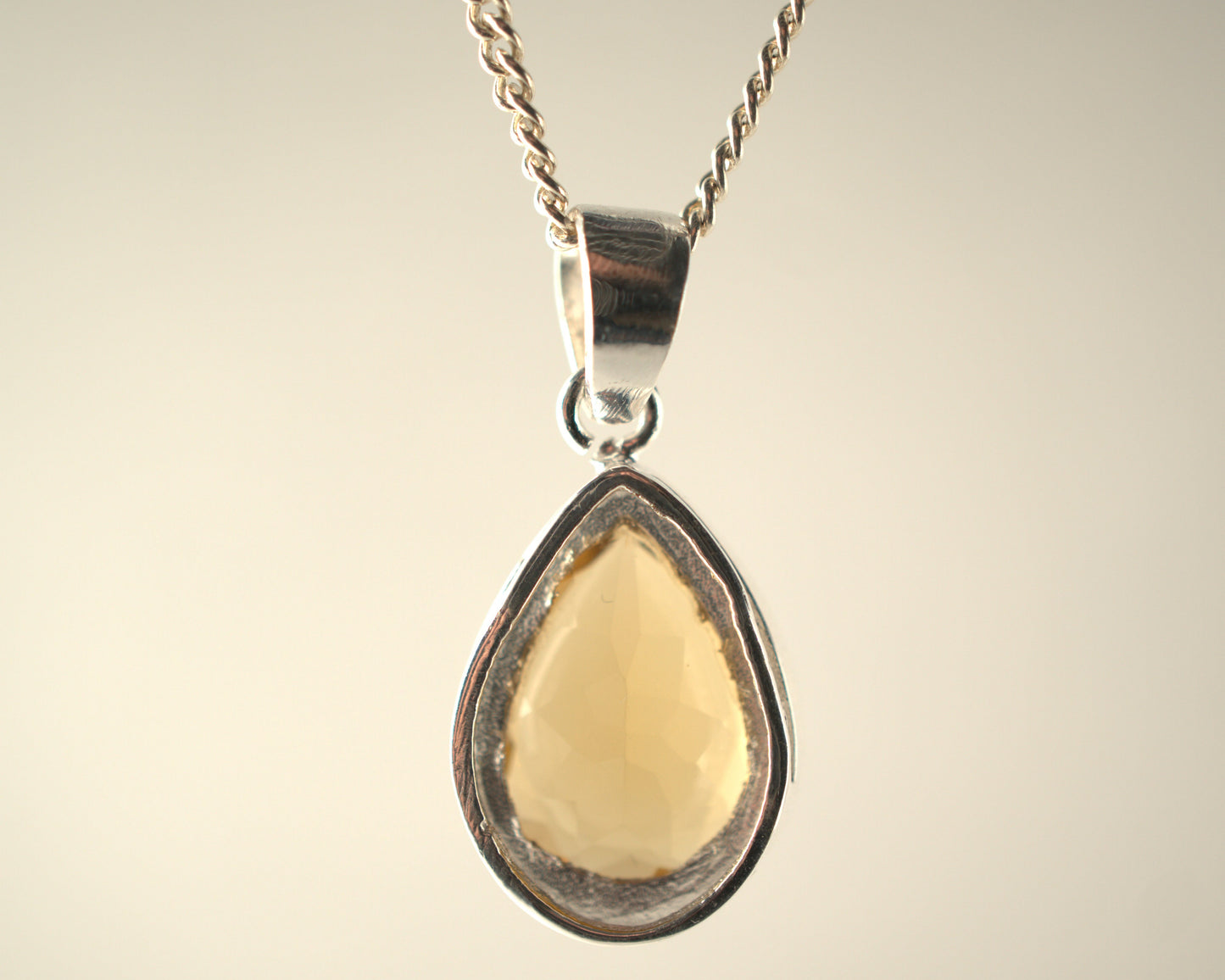 Pendentif Citrine en Argent 925 KAARA