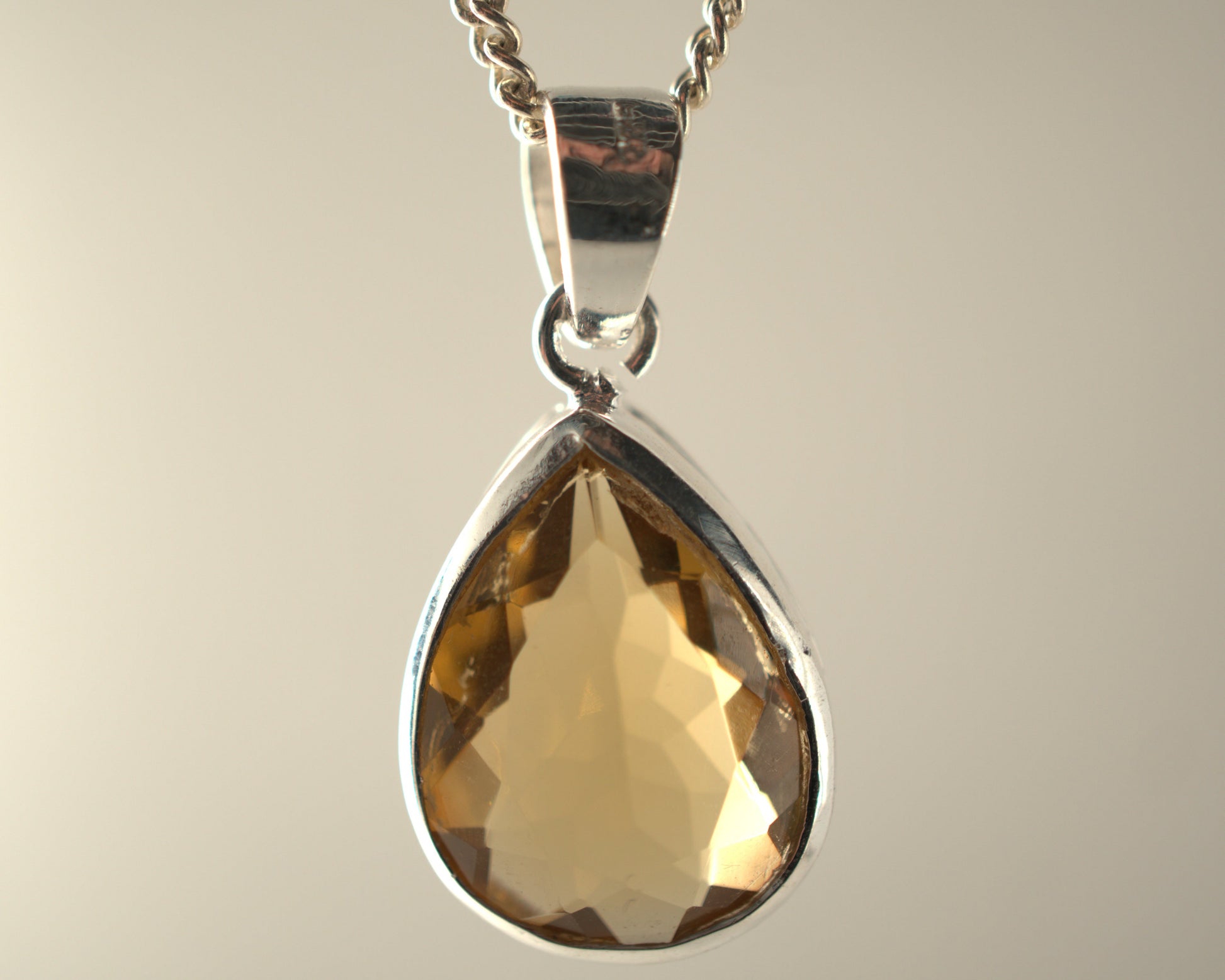Pendentif Citrine en Argent 925 KAARA