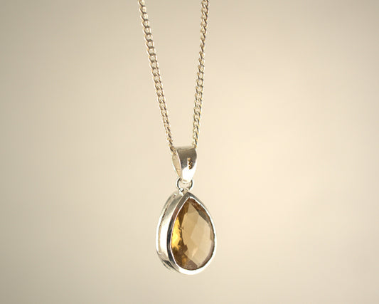 Pendentif Citrine en Argent 925 KAARA