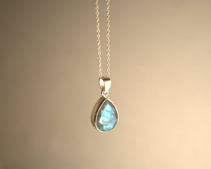Pendentif Labradorite en Argent 925 KAARA