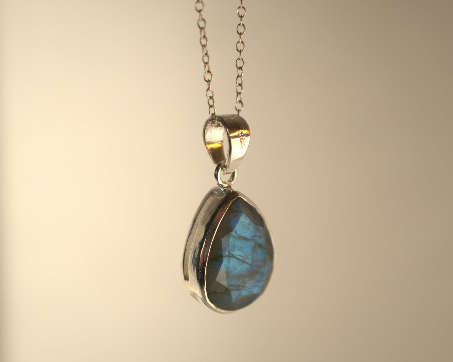 Pendentif Labradorite en Argent 925 KAARA